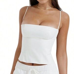 White Corset Top